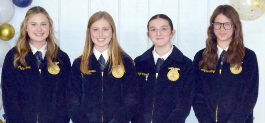 Vet Science 1- Caytlin Black, Kamryn Meiwes, Devyn Crouch, Brooklynne Story