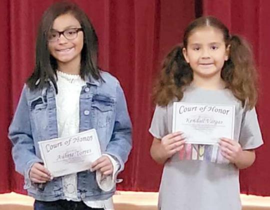 Littlefield Elementary Awards 3rd Grade