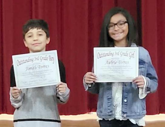 Littlefield Elementary Awards 3rd Grade