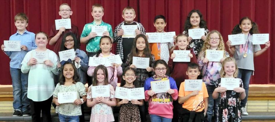 Littlefield Elementary Awards 3rd Grade