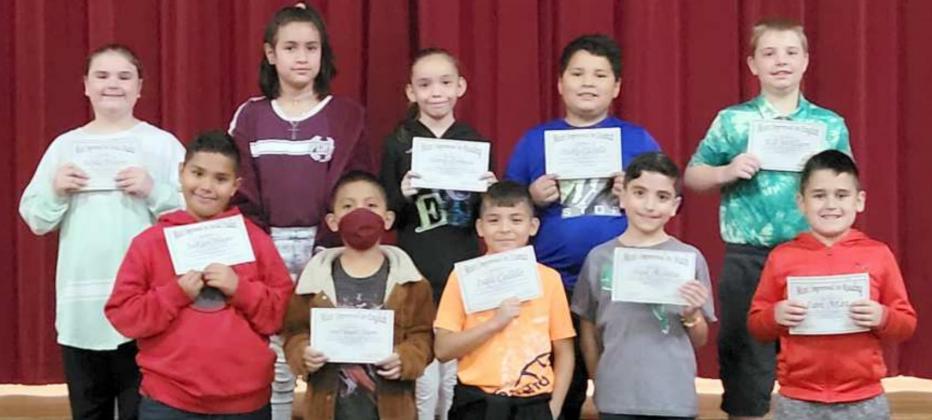 Littlefield Elementary Awards 3rd Grade