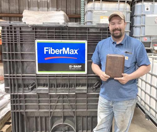 BLAKE FENNELL of Springlake earned a repeat spot in FiberMax One Ton Club, for producing exceptional yields of a minimum of 2,000 pounds of ginned cotton per acre on a minimum of 20 acres planted with FiberMax cotton seed. The 2020 cotton crop was his fourth time for the special recognition. (Submitted Pnoto)