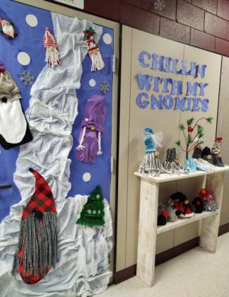 Littlefield High School door decorating contest