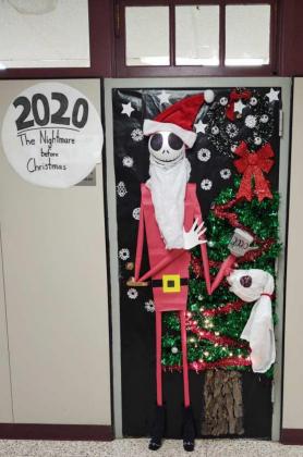 Littlefield High School door decorating contest