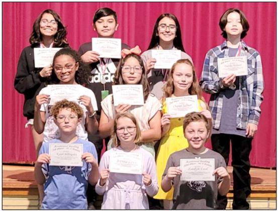 Littlefield Elementary: Fifth Grade Awards