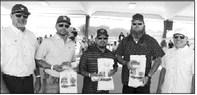 3rd Place Journeyman Team included: Guillermo Ramirez – Seminole SC, Stephen Byrd – Plainview SC, Eric Paredez – Levelland SC. (Submitted Photo)