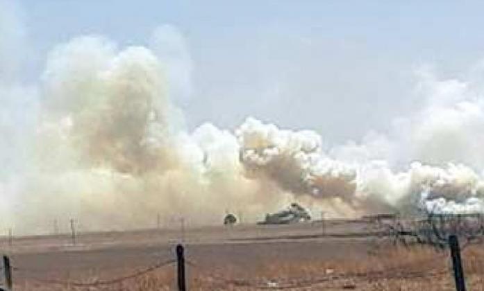 Wildfire havoc around the surrounding area