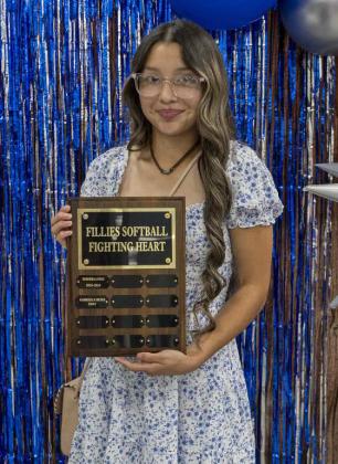 Softball Fighting Heart Award Gabriella Reyes