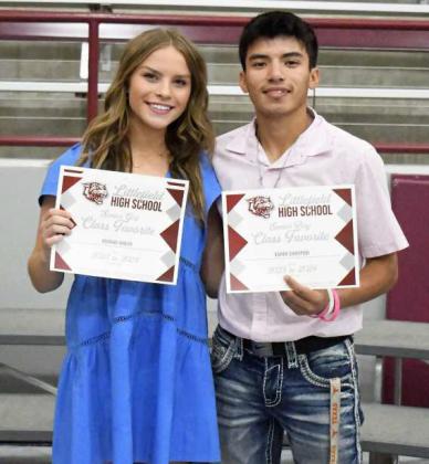 Senior Class Favorites Kennadi Hanlin and Xavier Champion