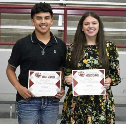 Junior Class Favorites Eyen Cristan and Miriam Cueto