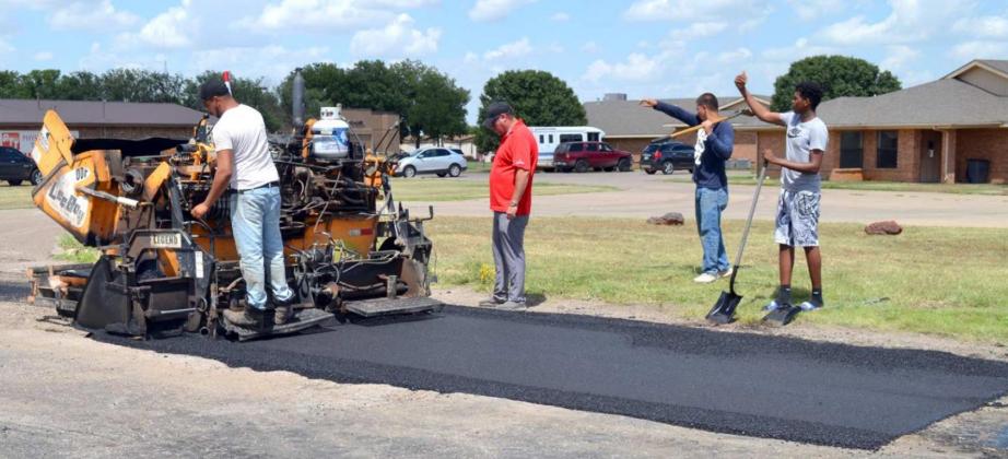 City employees are busy on improvements all around town