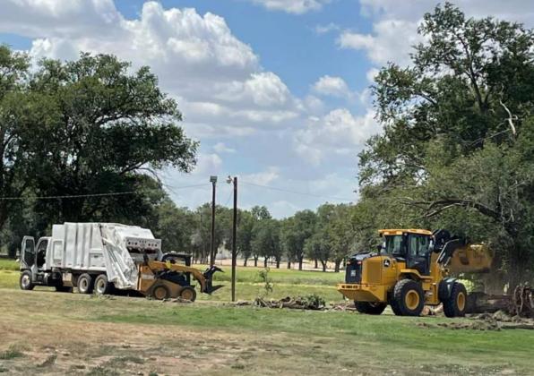 City employees are busy on improvements all around town
