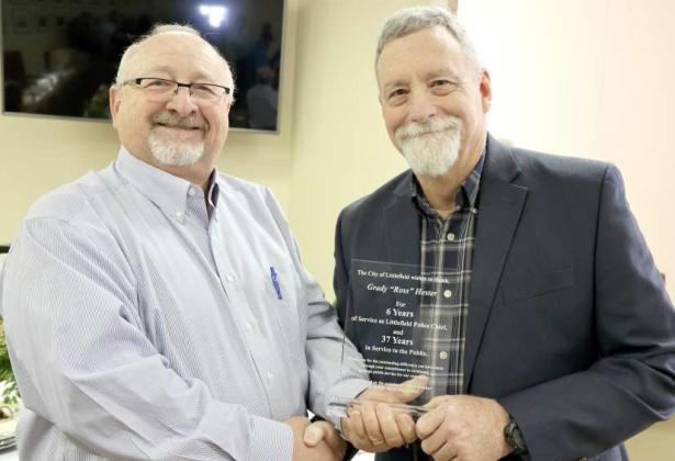 Littlefield Police Chief Ross Hester retires