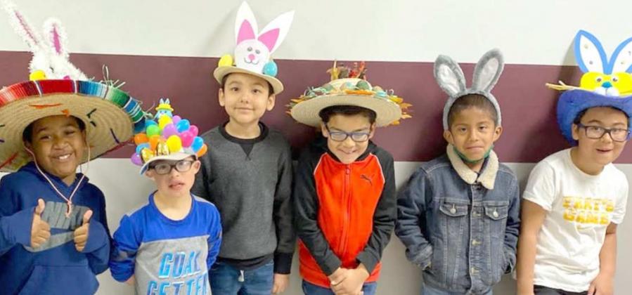 EASTER BONNETS AT PRIMARY SCHOOL