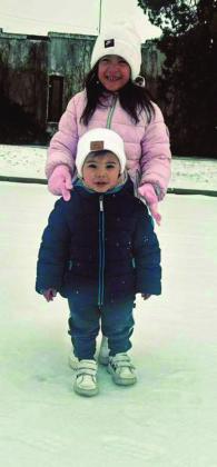 Folks around Littlefield and the surrounding areas enjoyed the snow over the weekend. (Submitted Photos)