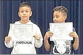 THIRD GRADE -- Edwin Cardenas and Bryson Price