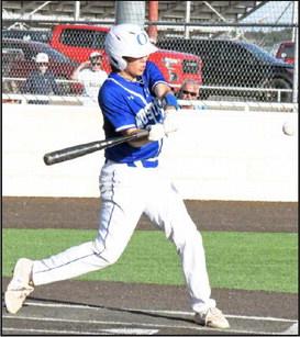 Olton baseball players earn 2023 Amarillo Globe-News Baseball Super Team Honors. Senior, Logan Lassiter, was named second team DH. He hit .500 with 47 RBI and scored 38 runs on the year. He also finished with an 8-0 record and maintained a 1.96 ERA on the mound. Seniors, Brody Langford and Paul Lopez, earned honorable mention. (Staff Photo by Derek Lopez)