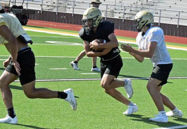 Hornets hard at work during two-a-days