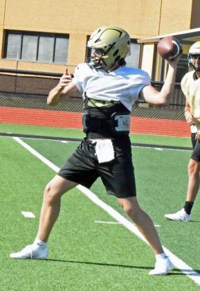 Hornets hard at work during two-a-days
