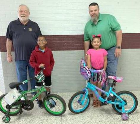 Rotary Club Bike Winners