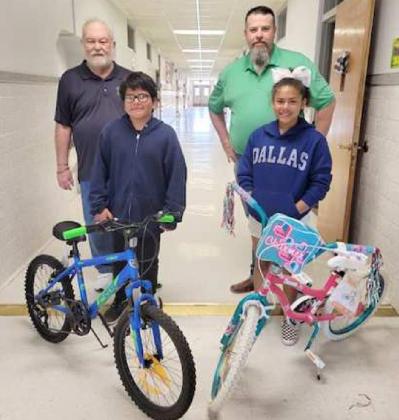 Rotary Club Bike Winners