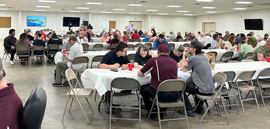 EMS Fundraiser has a good turnout to help injured EMS member Chris Thompson.