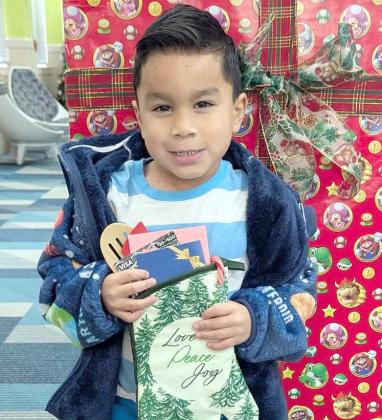 Gael Rodriguez took second place in the 5-8-year old age division of the Lamb County Libraries Gingerbread House Contest. (Submitted Photo)
