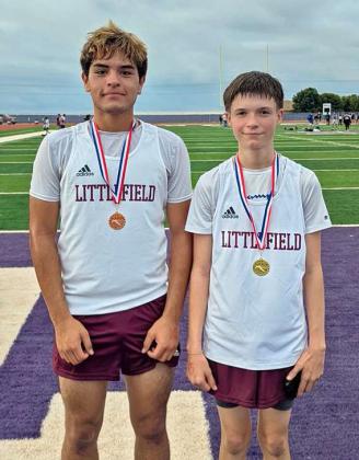 The Littlefeld Cross Country Teams competed at the Dimmitt Invitational this past weekend, where Daylan Norwood placed first in the JV Boy’s race and Carlos Almance finished ninth. (Submitted Photo)
