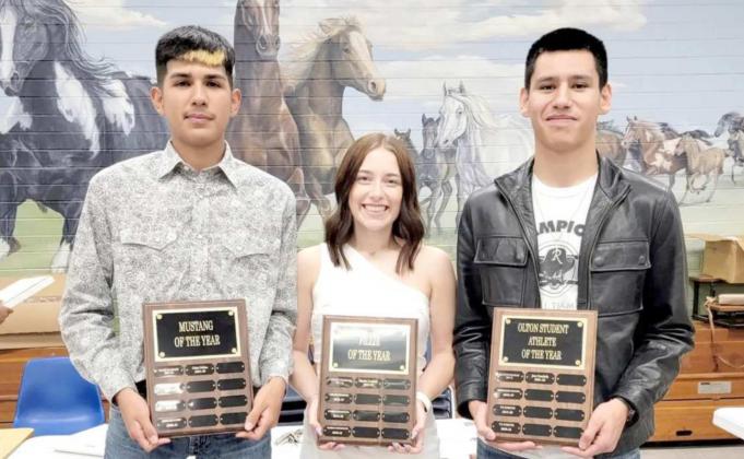 Olton Athletes honored at Sports Banquet