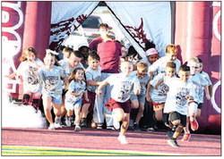 The Little Cats got to run out of the tunnel prior to last Friday’s War on 84 with Muleshoe at Wildcat Stadium. (Staff Photo by Derek Lopez)