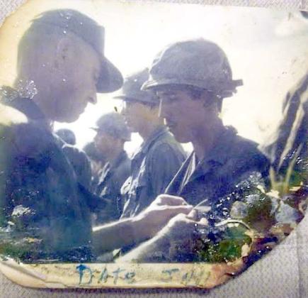 Robert Rivas on duty January 6, 1970. (Submitted Photo)