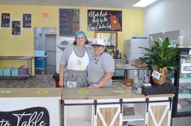 OPEN FOR BUSINESS - Nikki Line-Turney and Amelia Brown’s restaurant, The Farmer’s Lunchbox and Bakery, located at 1607 S. Phelps Ave., opened for business on Thursday, Aug. 11th. (Staff Photo by Samantha Pontius)