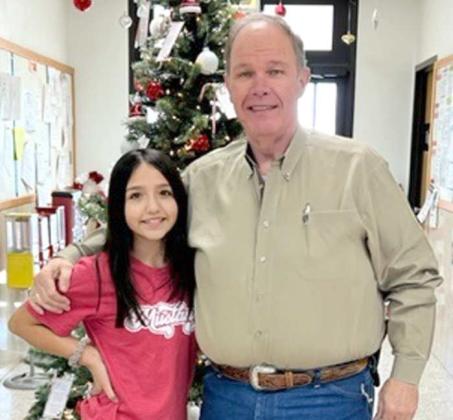 Alissa Montes of Sudan chosen as winner of the Lamb County Leaf Drug Free drawing contest