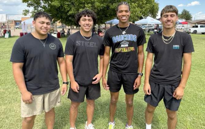 Team Pinto Beans: Angel Valdez, Andrew Valdez, Jonathan Davis and Gabe Mata, from Littlefield. (Submitted Photo)
