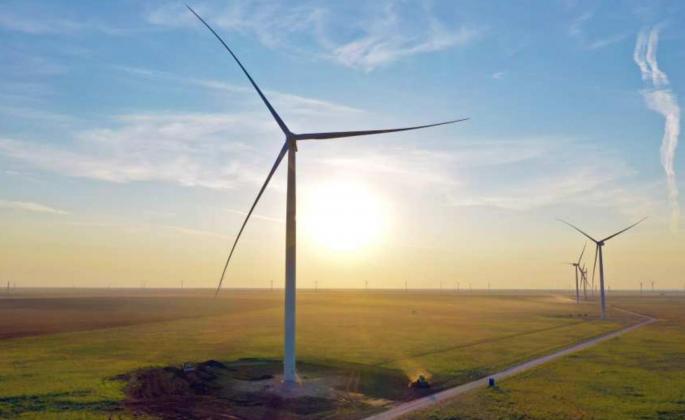 NEW SAGAMORE WIND Project south of Portales (back when it was a bit warmer and greener outside) (Submitted Photo)