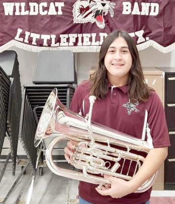 Matthew Rios was selected to perform in the ATSSB Texas All-State Band Feb. 12-15 in San Antonio, Texas. (Submitted Photo)
