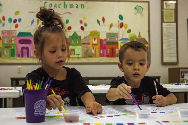 Olton Area Library hosts Dino-themed fun for attendees