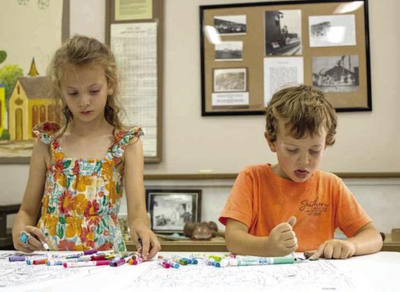 Olton Area Library hosts Dino-themed fun for attendees