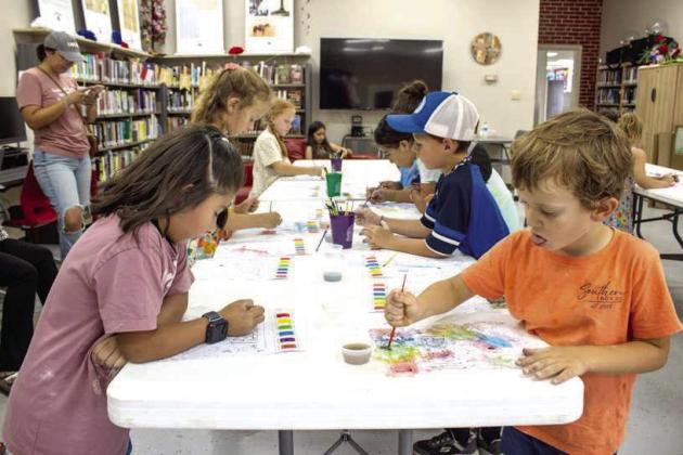 Olton Area Library hosts Dino-themed fun for attendees