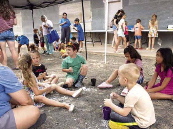 Olton Area Library hosts Dino-themed fun for attendees
