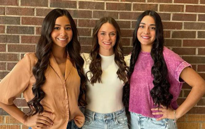 Littlefield High School is set to celebrate Homecoming on Friday when they take on Coahoma to close out the pre-district schedule. The 2025 LHS Homecoming Queen nominees are, Iris Hernandez, Bryndle Ray and Kamila Silveira. The Hocoming Queen will be announced during halftime of the football game on Friday. (Submitted Photo)