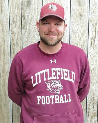 NEWATHLETIC DIRECTOR AND HEAD FOOTBALL COACH Littlefield Defensive Coordinator, Bo Bryant, was approved by the Littlefield School Board last Thursday night to become the new Athletic Director and Head Football Coach of the Littlefield Wildcats. (Staff Photo by Derek Lopez)