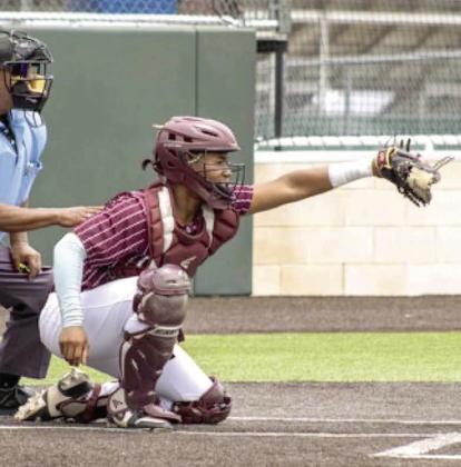 The Littlefield Youth Baseball and Softball League hosted the 16U Babe Ruth State Baseball Tournament last weekend, where the Wildcats finished as the State Runner-ups.Prior to the State Tournament, the 16U Wildcats, battled back to claim the District Championship. Shown is CJ Weaver catching behind the plate, during the State Championship game. (Photo by Cooper Price)