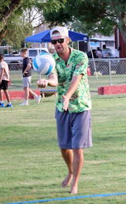 Teams took part in the Volleyball Tournament at the 44th annual Sandhills Celebration that took place last weekend in Olton. (Photo by Wesley Quigley)