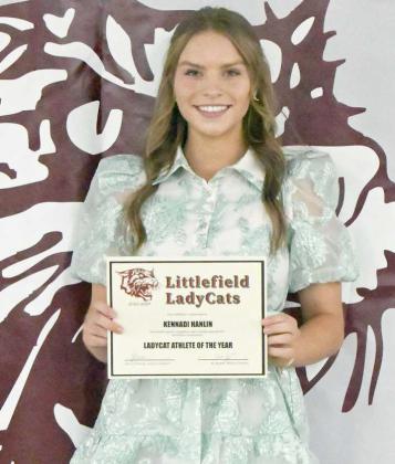 Lady Cat Athlete of the Year- Kennadi Hanlin