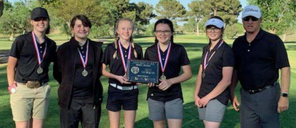 Sudan Junior High golf teams compete at district meet