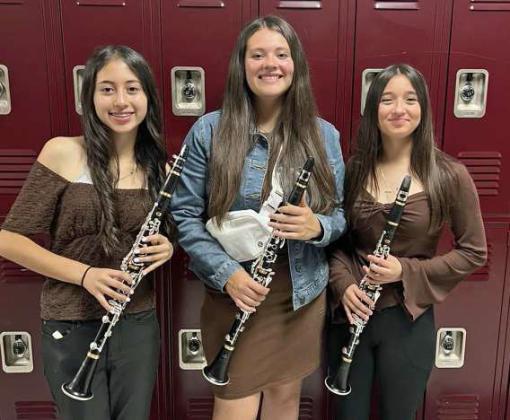 Clarinet Trio, earns 2nd Division on their performance at the State UIL Solo &amp;amp; Ensemble Competition in Pflugerville, Tx, on May 25th. (Submitted Photo)