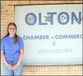 Shay Holman, Olton Chamber of Commerce Office Manager