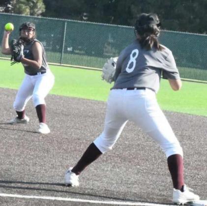 JULIE RODRIGUEZ (left), VIVIKA BALLEJO (right)- Littlefield Softball