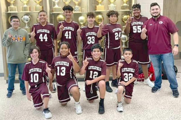 8TH GRADE WILDCAT BASKETBALL TEAM WINS ABERNATHY TOURNAMENT